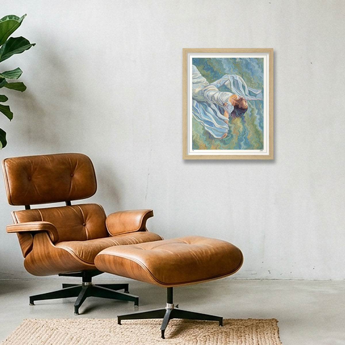 Celeste — 28×35cm, 11×14" Oak Frame
